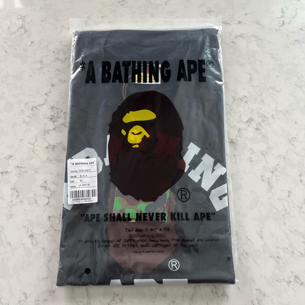Bape College Tee By A Bathing Ape
